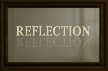 Reflection Message Image
